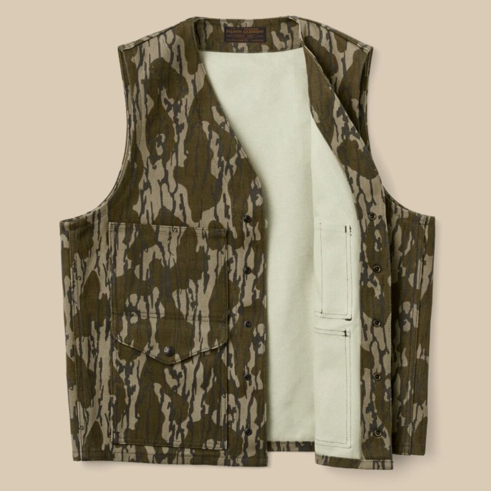 Filson X Mossy Oak Rugged Twill Cruiser Vest